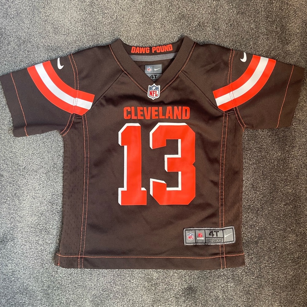 NFL Cleveland Browns Jersey Brown and Orange Performance Mesh